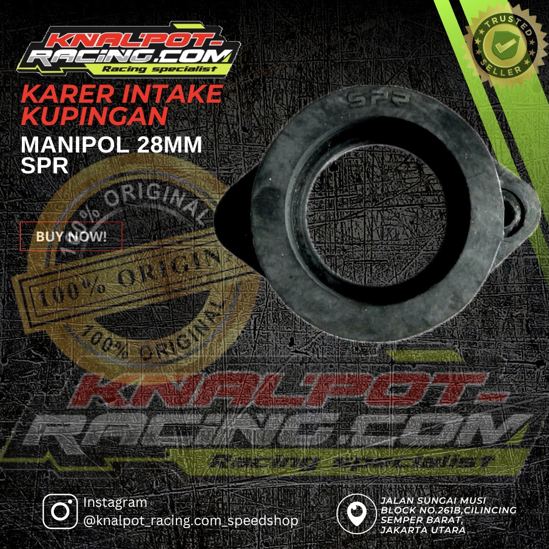 KARET INTAKE MANIPOL KUPINGAN 28MM SPR 